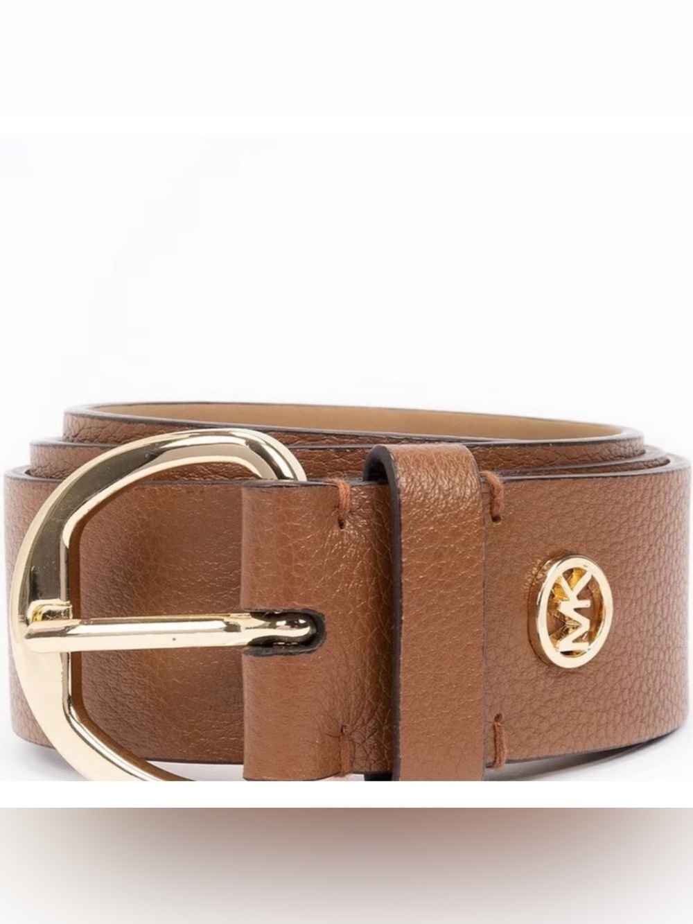 Michael Kors 1.5 Pebble Leather Belt NEW!
